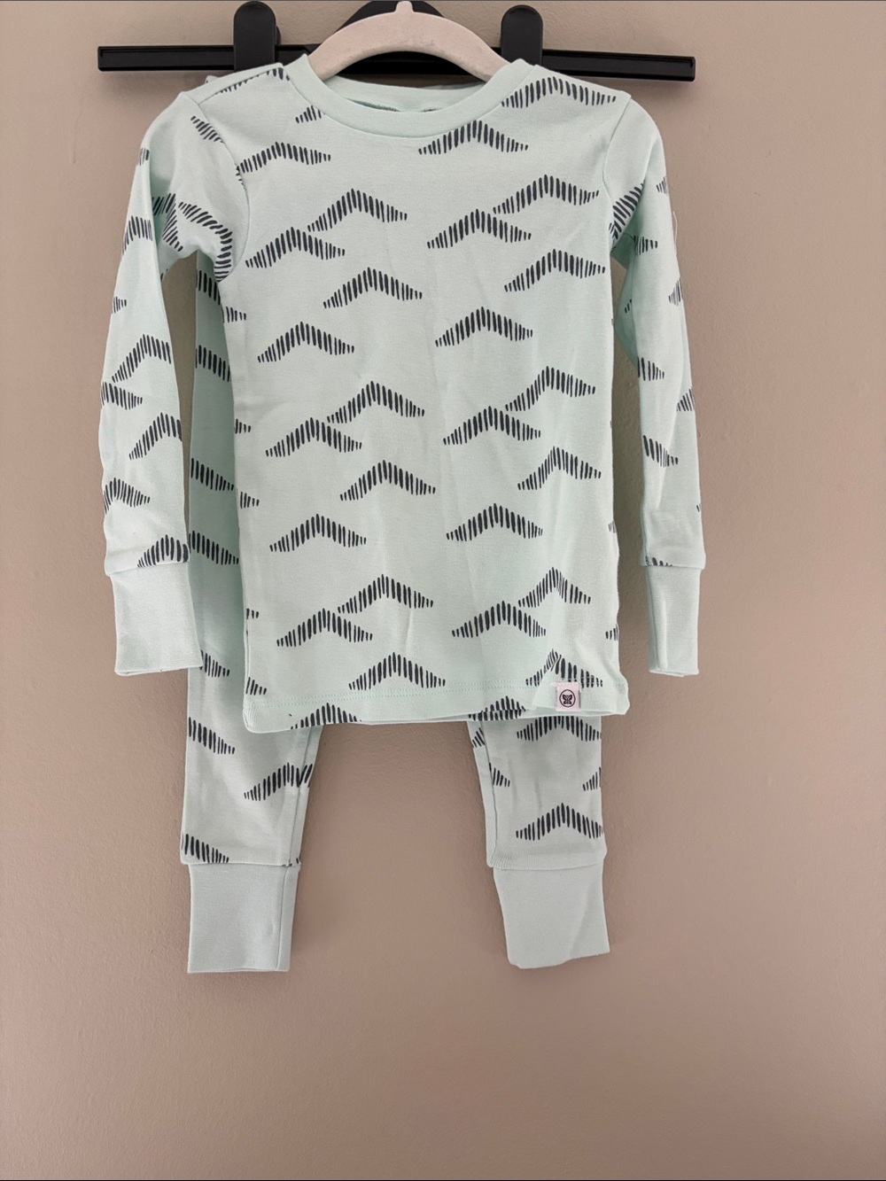 Honest Baby Patterned Cotton Pajama Set 3T